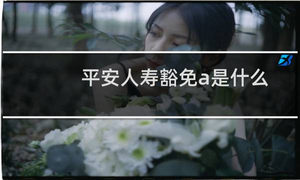 平安人寿豁免a是什么