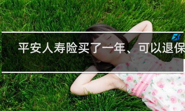 平安人寿险买了一年、可以退保吗