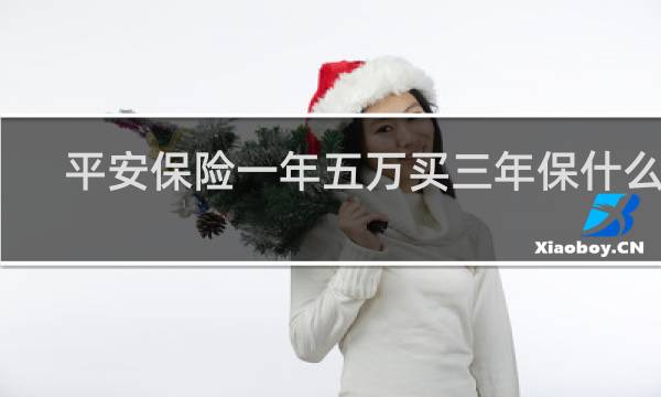 平安保险一年五万买三年保什么的