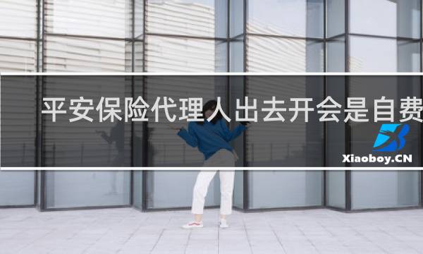 平安保险代理人出去开会是自费吗