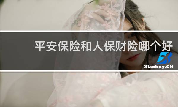 平安保险和人保财险哪个好