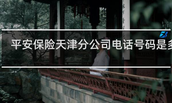 平安保险天津分公司电话号码是多少