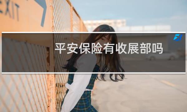 平安保险有收展部吗