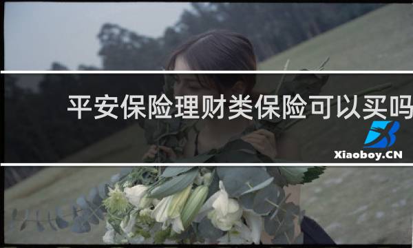 平安保险理财类保险可以买吗