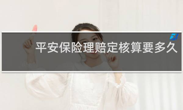 平安保险理赔定核算要多久