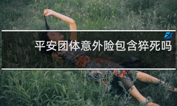 平安团体意外险包含猝死吗