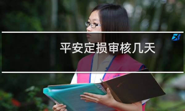 平安定损审核几天