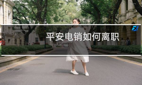 平安电销如何离职