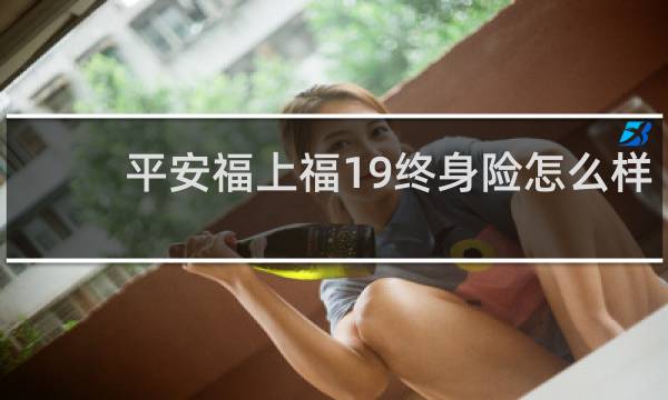 平安福上福19终身险怎么样