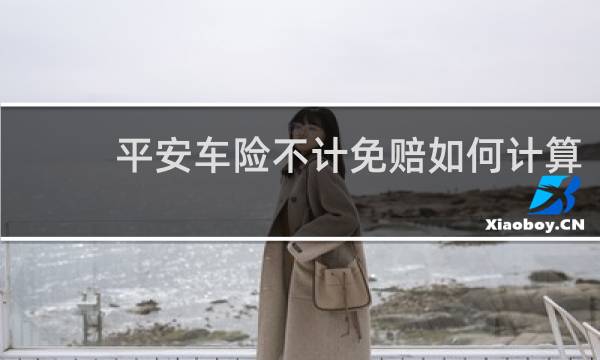 平安车险不计免赔如何计算