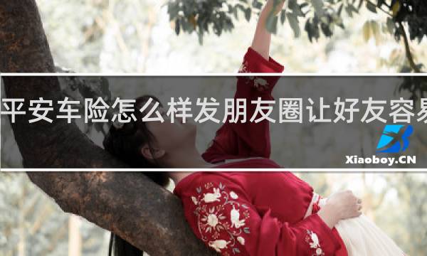 平安车险怎么样发朋友圈让好友容易购买