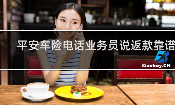 平安车险电话业务员说返款靠谱吗
