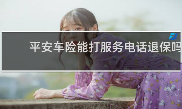 平安车险能打服务电话退保吗