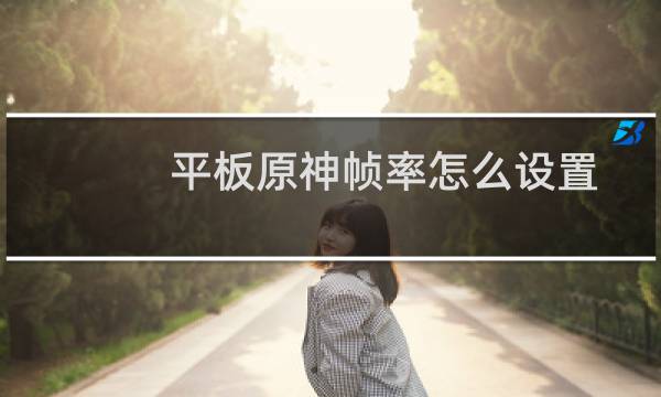 平板原神帧率怎么设置
