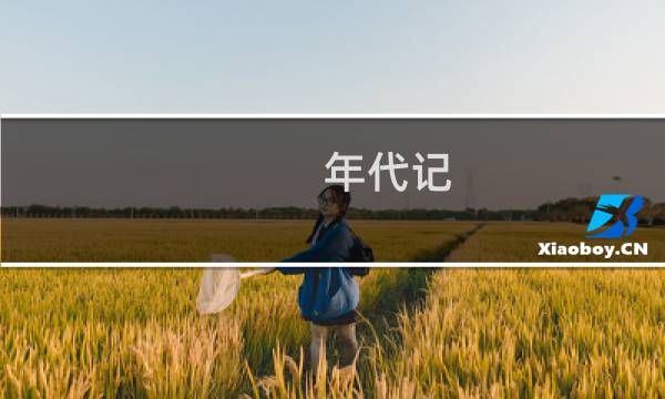 年代记 攻略