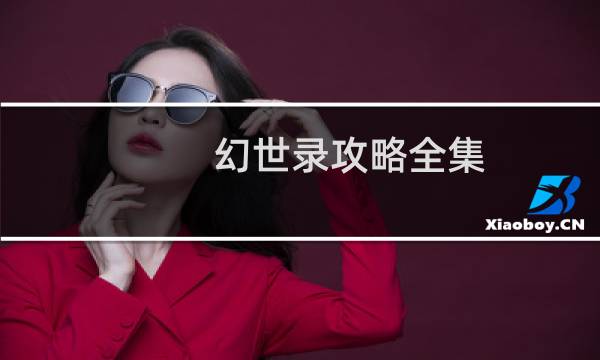 幻世录攻略全集