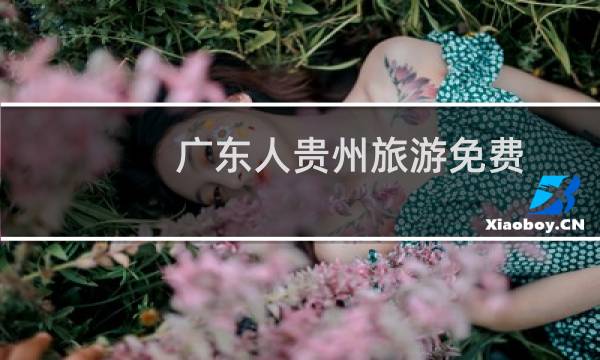广东人贵州旅游免费