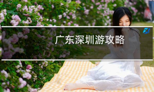 广东深圳游攻略