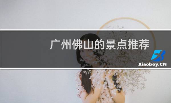 广州佛山的景点推荐