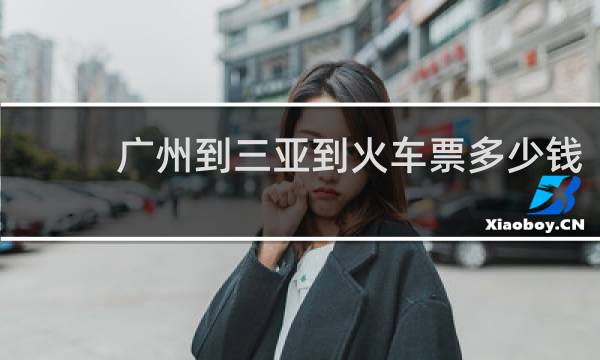 广州到三亚到火车票多少钱
