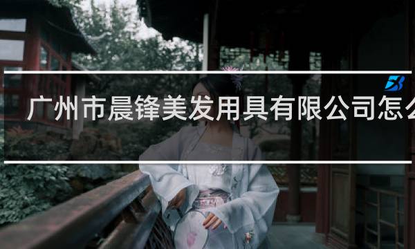 广州市晨锋美发用具有限公司怎么样