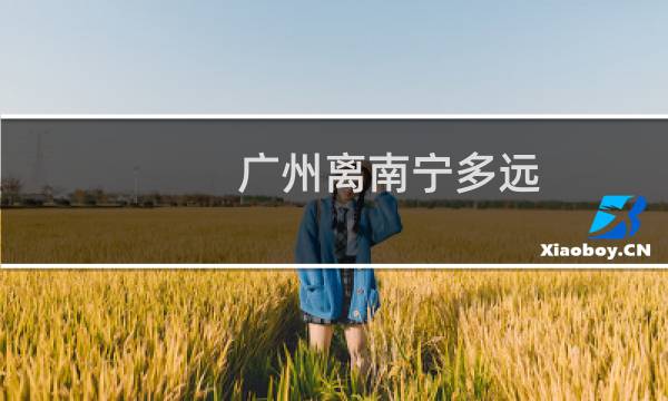 广州离南宁多远