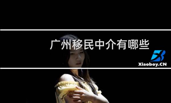 广州移民中介有哪些