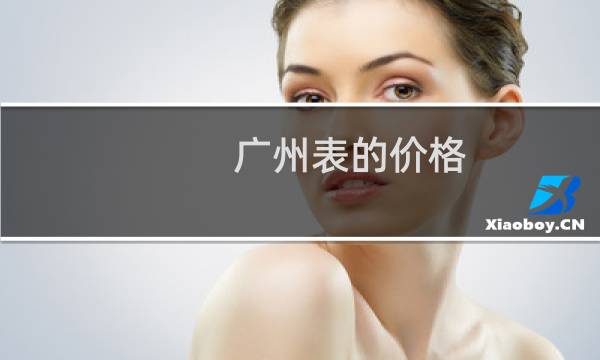 广州表的价格
