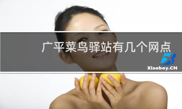 广平菜鸟驿站有几个网点