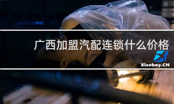 广西加盟汽配连锁什么价格