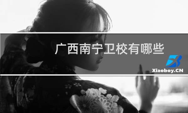 广西南宁卫校有哪些