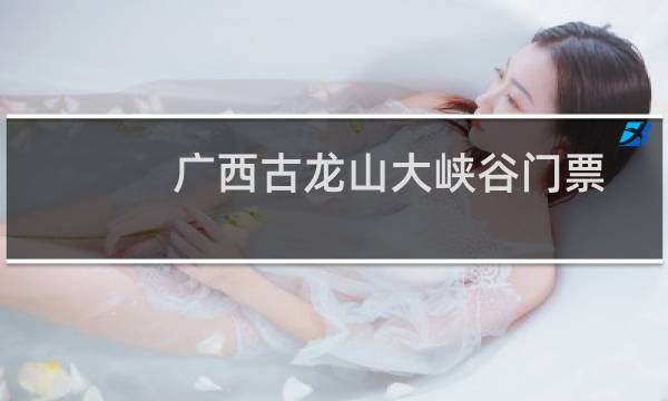 广西古龙山大峡谷门票