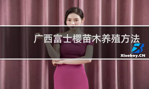 广西富士樱苗木养殖方法