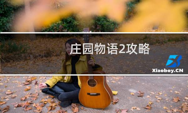 庄园物语2攻略