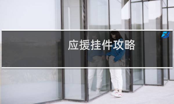 应援挂件攻略
