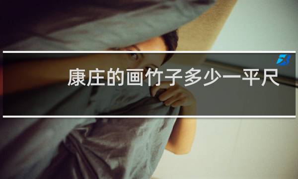 康庄的画竹子多少一平尺