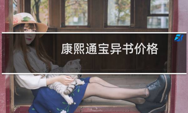 康熙通宝异书价格