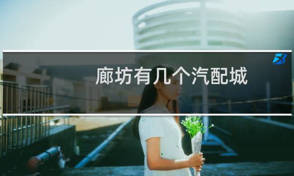 廊坊有几个汽配城