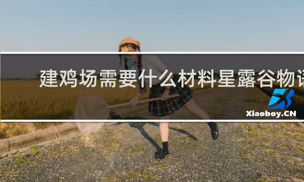 建鸡场需要什么材料星露谷物语