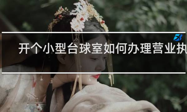 开个小型台球室如何办理营业执照