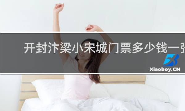 开封汴梁小宋城门票多少钱一张