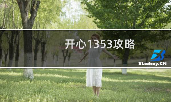 开心1353攻略