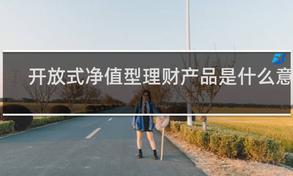 开放式净值型理财产品是什么意思