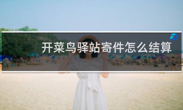 开菜鸟驿站寄件怎么结算