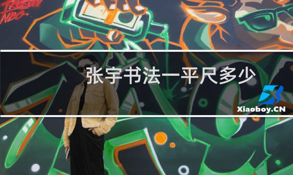 张宇书法一平尺多少