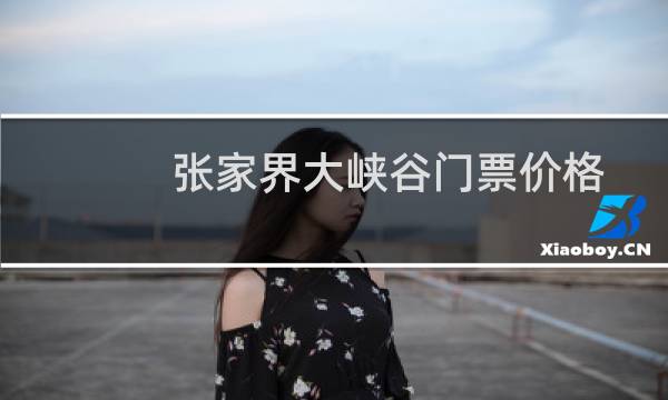 张家界大峡谷门票价格