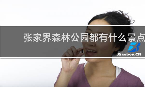 张家界森林公园都有什么景点