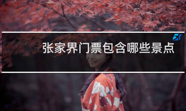 张家界门票包含哪些景点