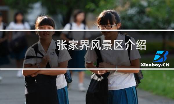 張家界風(fēng)景區(qū)介紹