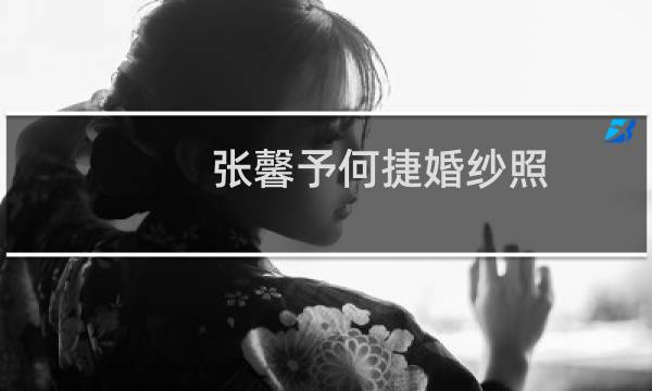 张馨予何捷婚纱照
